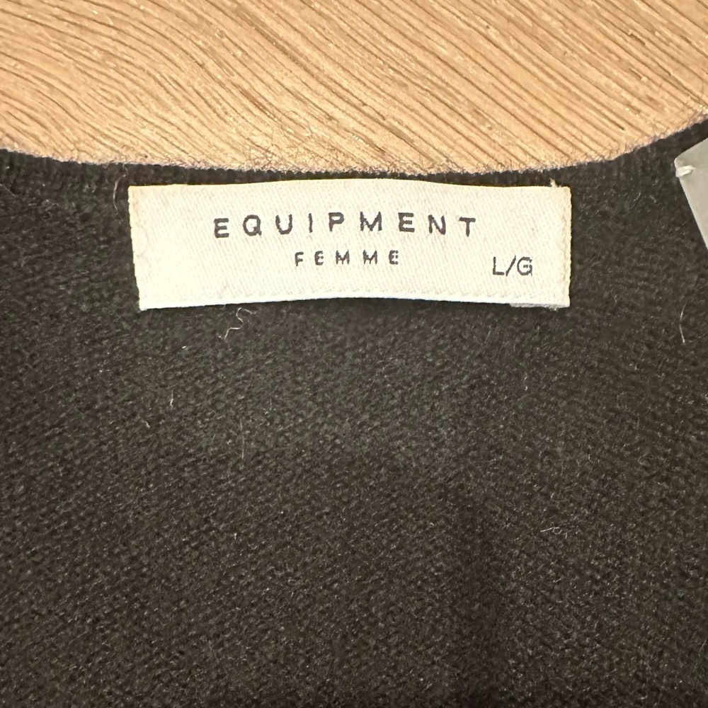 Equipment Cashmere V-neck Dress - Picture 2 of 3